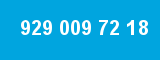 929 009 72 18 929 009 72 18